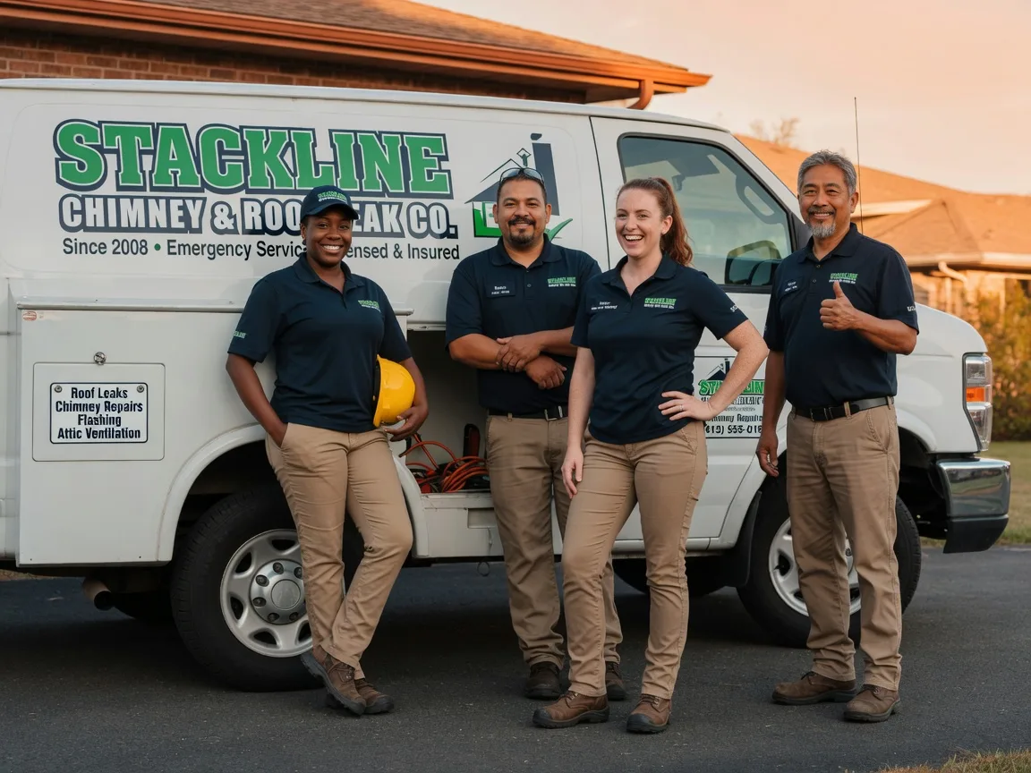 Chimney flashing repair company in Freedom, ME